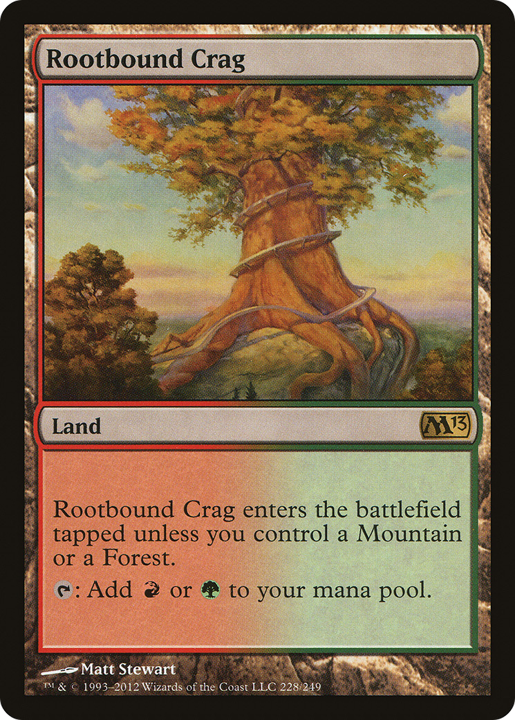 Rootbound Crag [Magic 2013] Foil