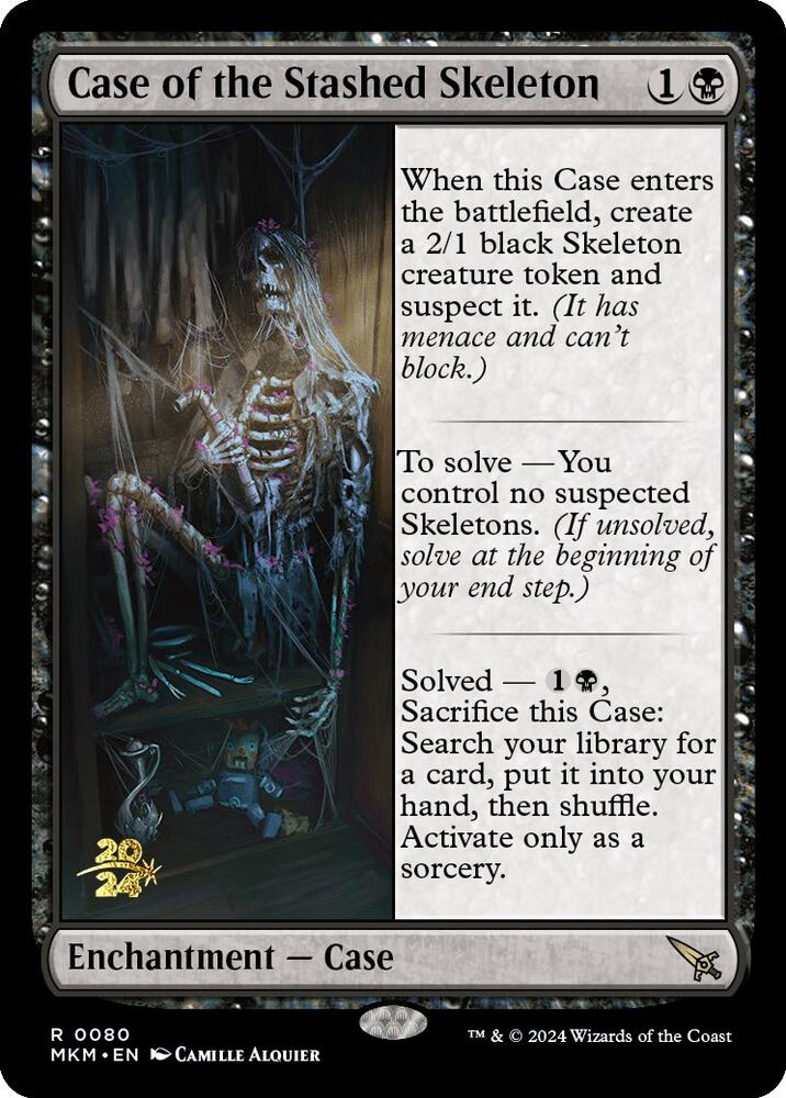 Case of the Stashed Skeleton 80 (Prerelease Cards)  - Foil