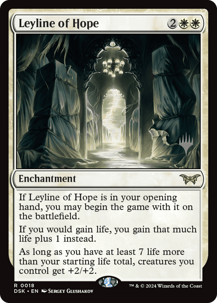 Leyline of Hope [Duskmourn: House of Horror Promos] Foil
