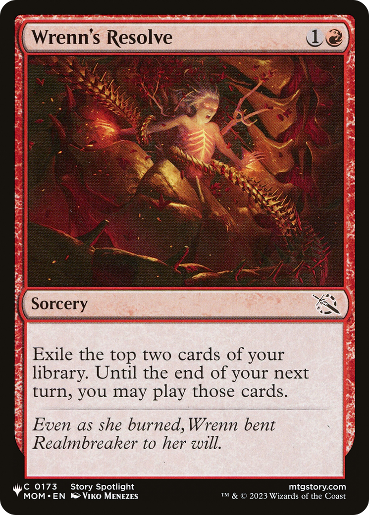 Wrenn's Resolve |  (MOM-173) [The List]