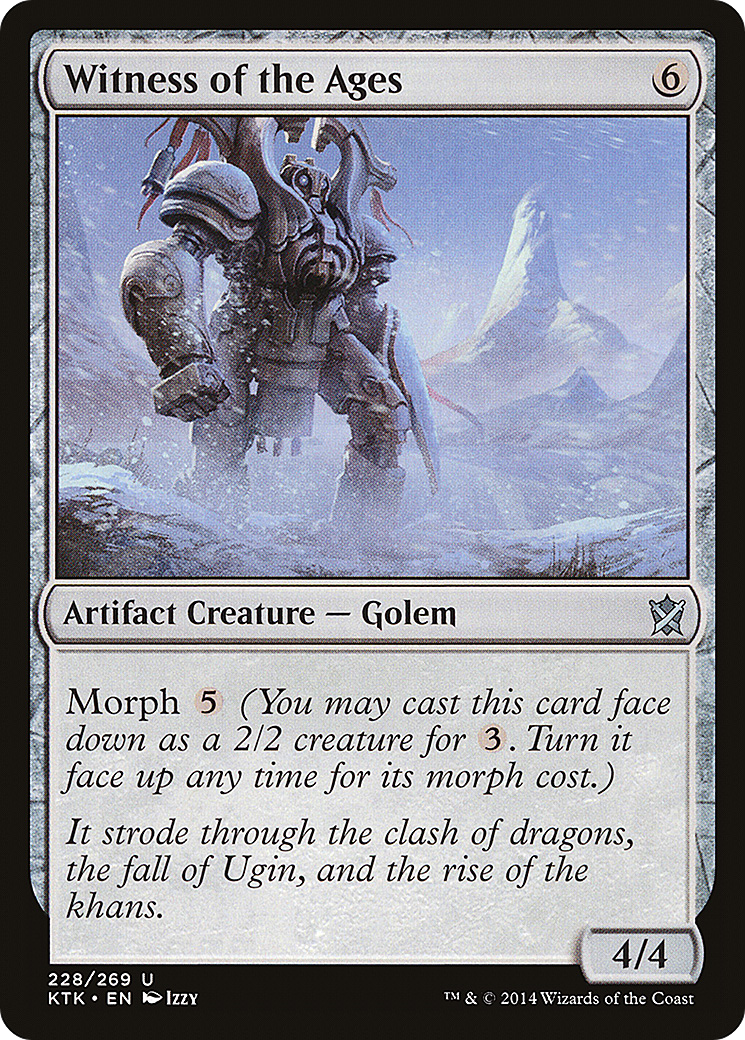 Witness of the Ages [Khans of Tarkir] Foil