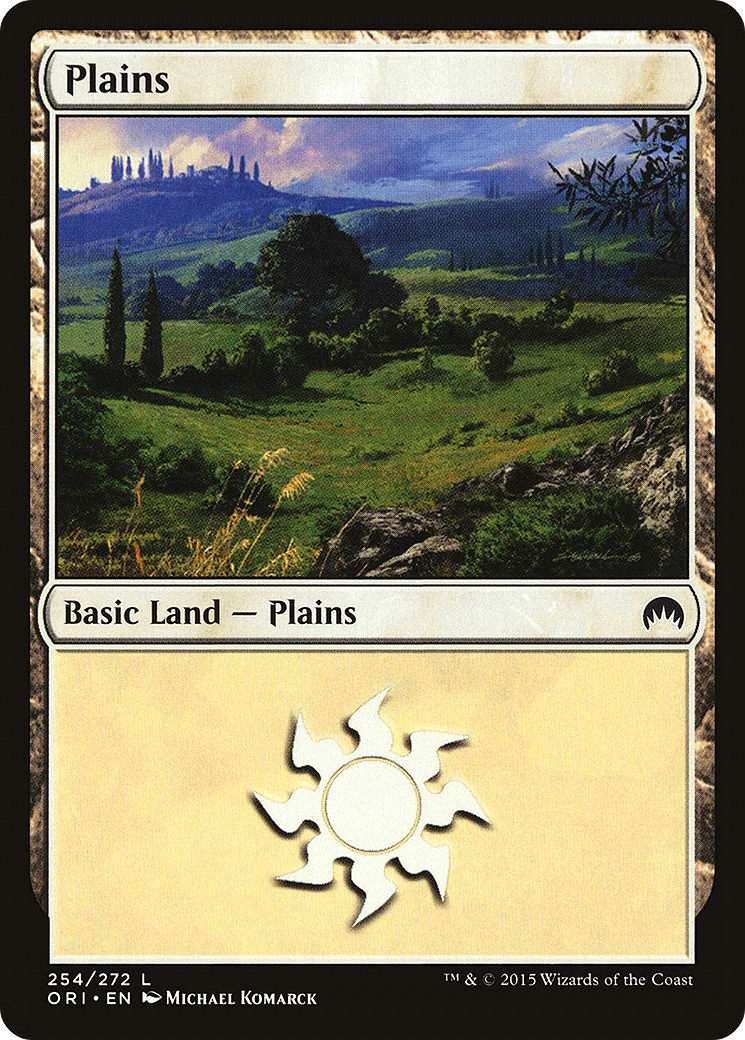Plains (254) [Magic Origins] Foil