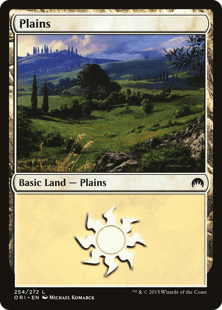 Plains (254) [Magic Origins] Foil