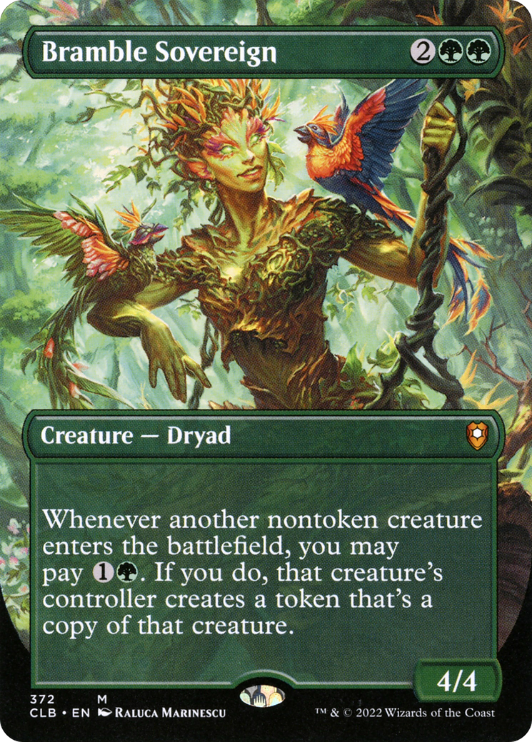Bramble Sovereign (Borderless Alternate Art) [Commander Legends: Battle for Baldur's Gate] Foil