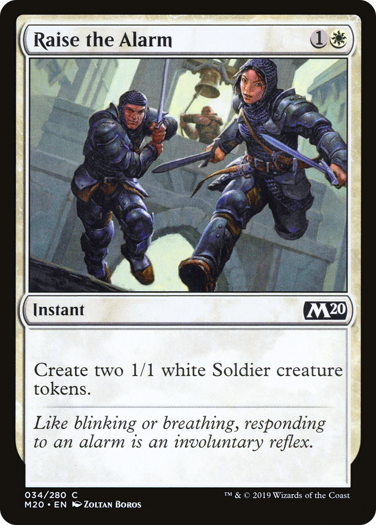 Raise the Alarm [Core Set 2020] Foil