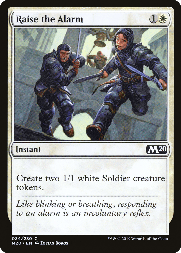 Raise the Alarm [Core Set 2020] Foil