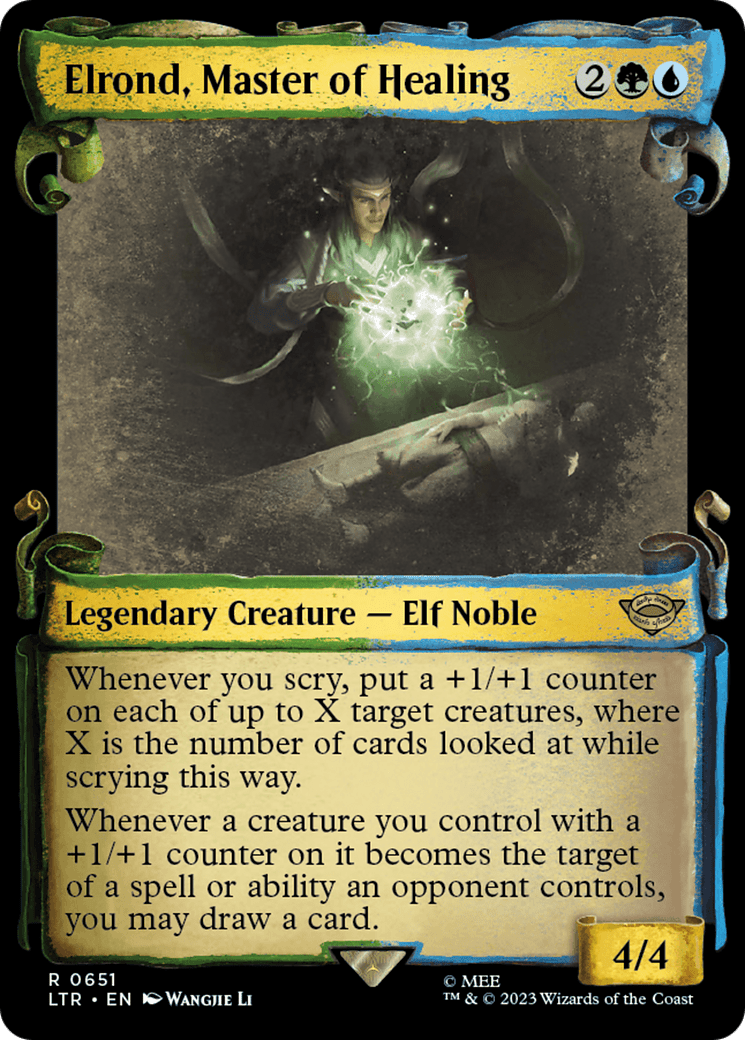 Elrond, Master of Healing [The Lord of the Rings: Tales of Middle-Earth Showcase Scrolls] Foil