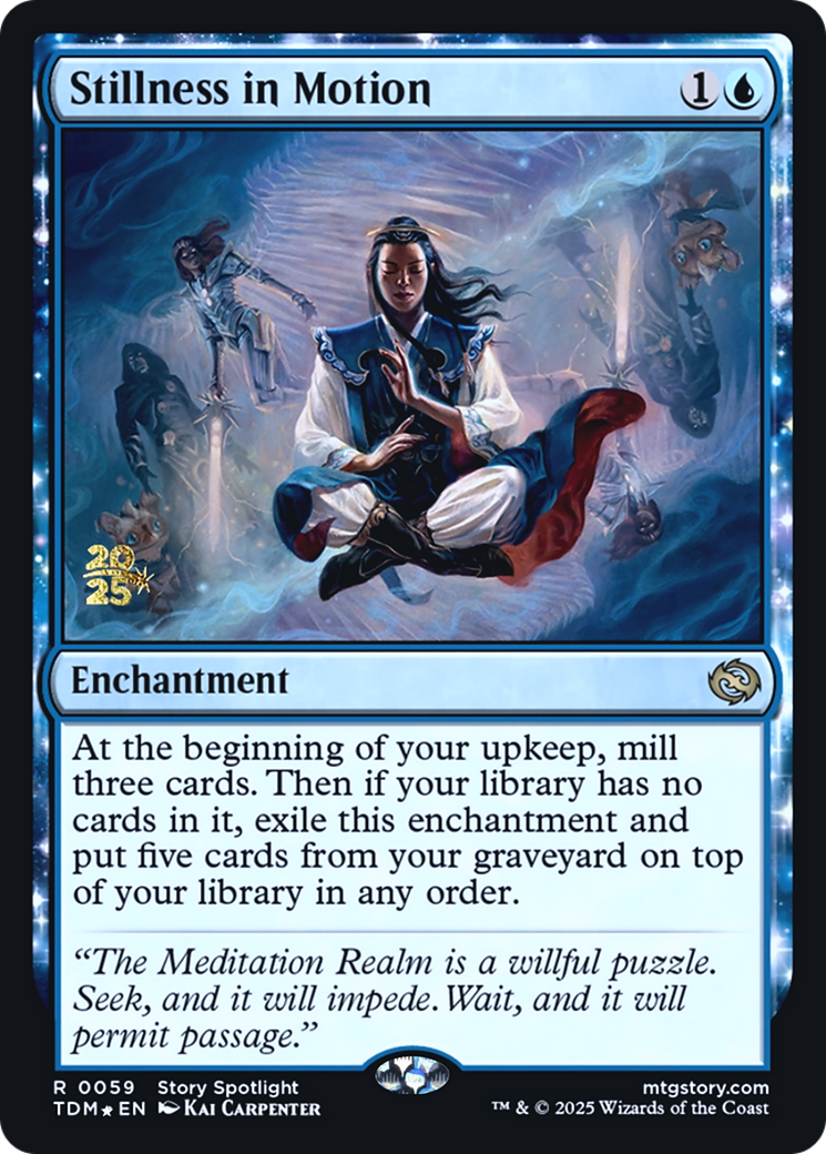 Stillness in Motion (059) [Prerelease Cards]  Foil