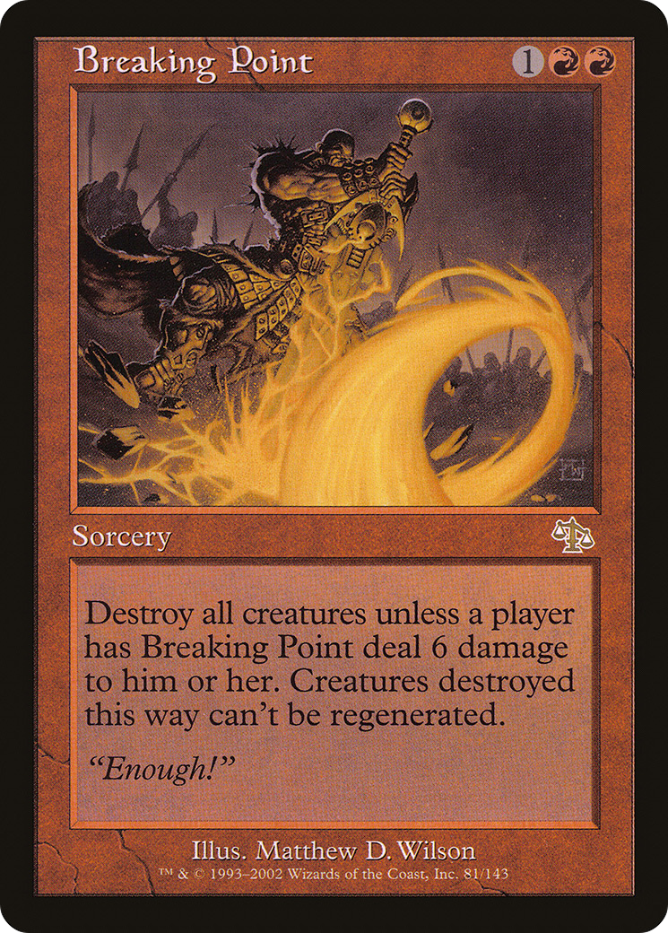 Breaking Point [Judgment] Foil
