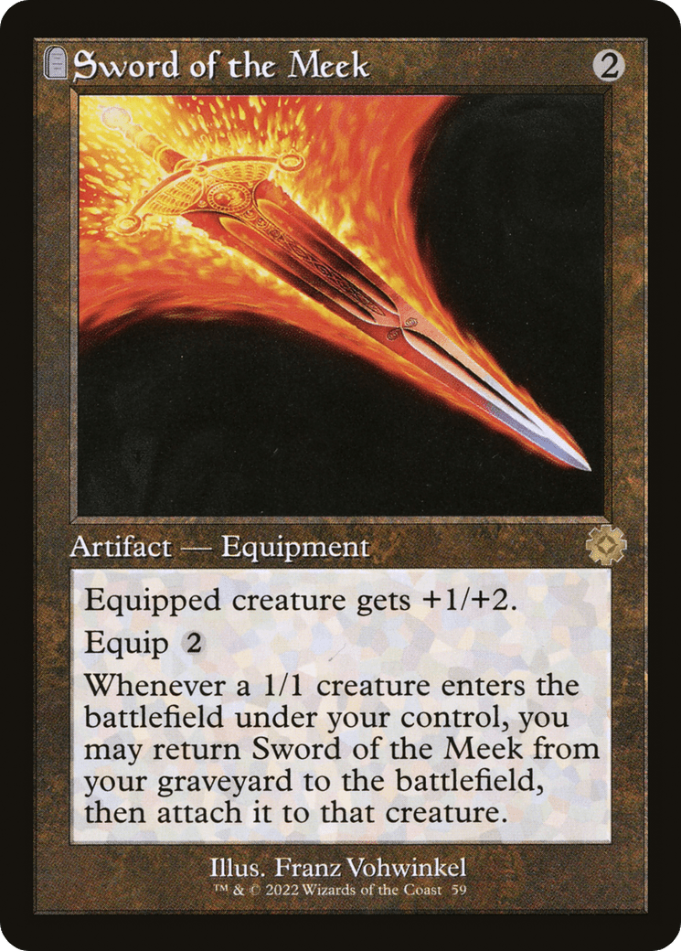 Sword of the Meek (Retro) [The Brothers' War Retro Artifacts] Foil