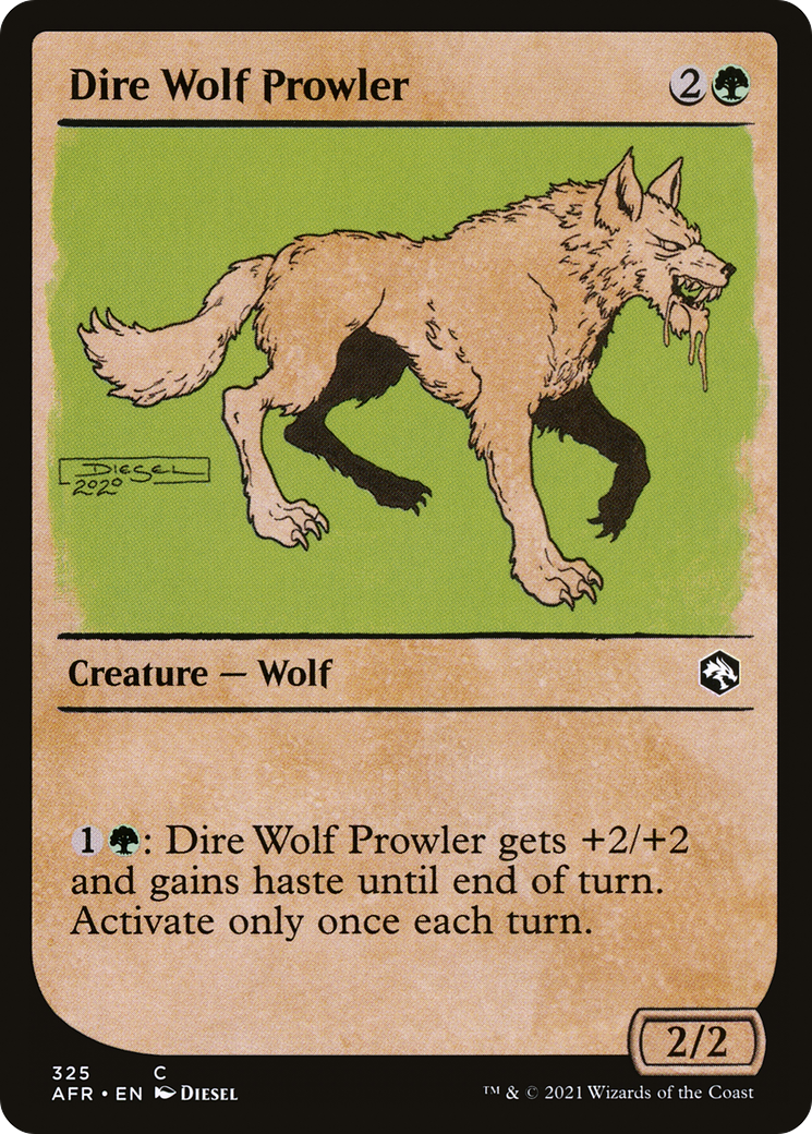 Dire Wolf Prowler (Showcase) [Dungeons & Dragons: Adventures in the Forgotten Realms]