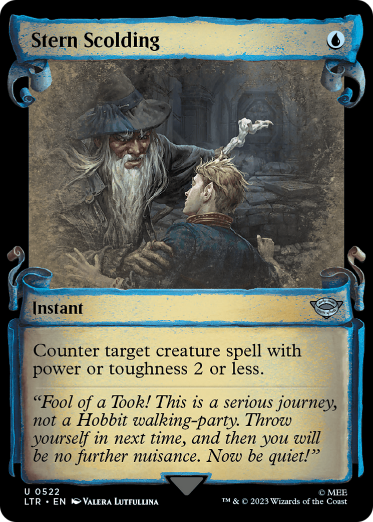 Stern Scolding [The Lord of the Rings: Tales of Middle-Earth Showcase Scrolls] Foil