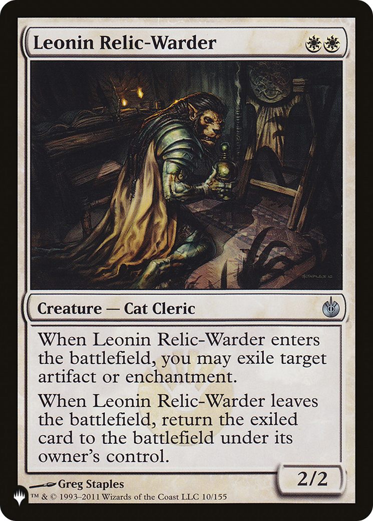 Leonin Relic-Warder |  (MBS-10) [The List]