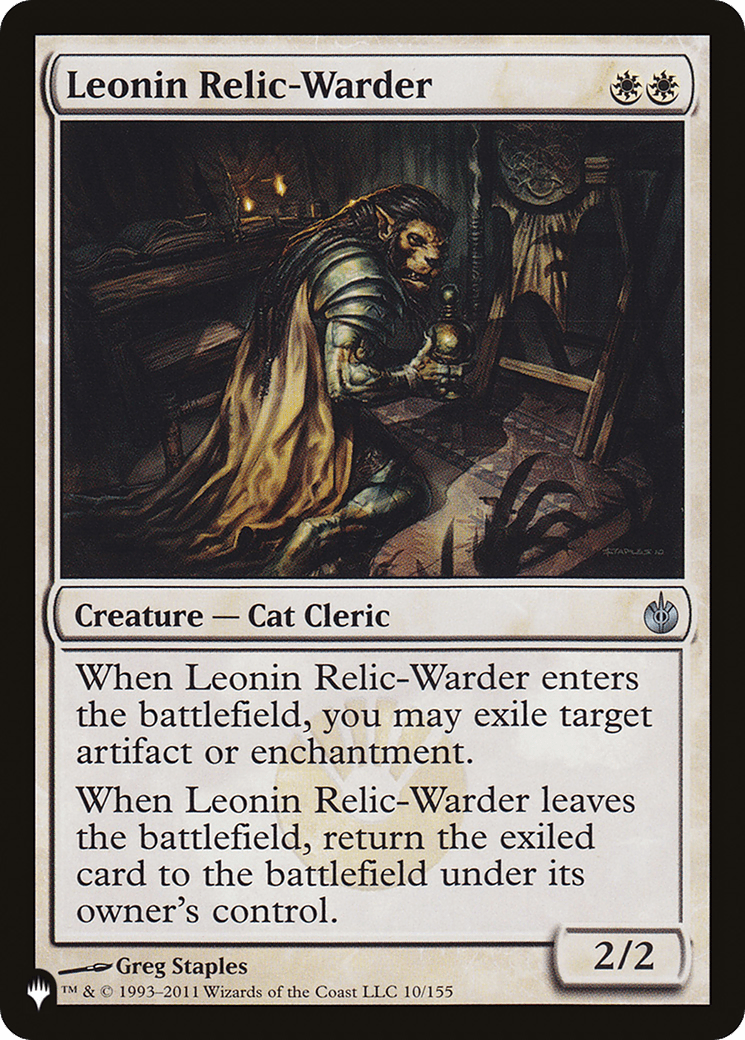 Leonin Relic-Warder |  (MBS-10) [The List]