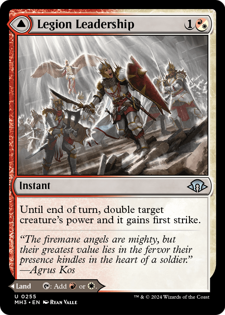 Legion Leadership // Legion Stronghold [Modern Horizons 3] Foil