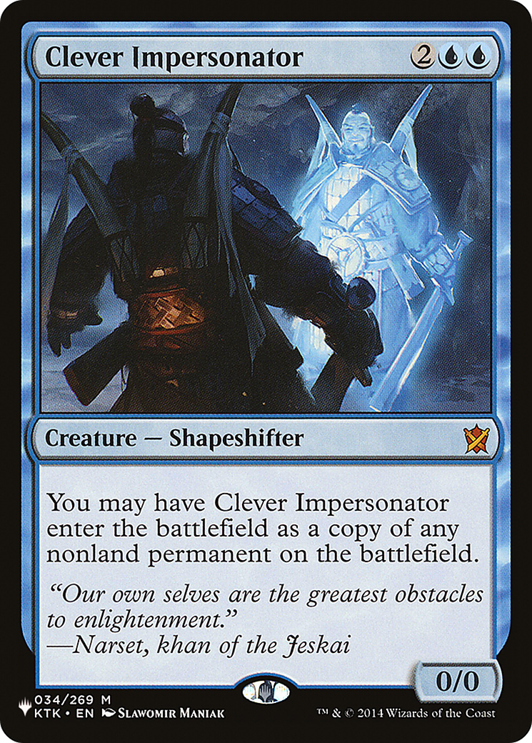 Clever Impersonator |  (KTK-34) [The List]