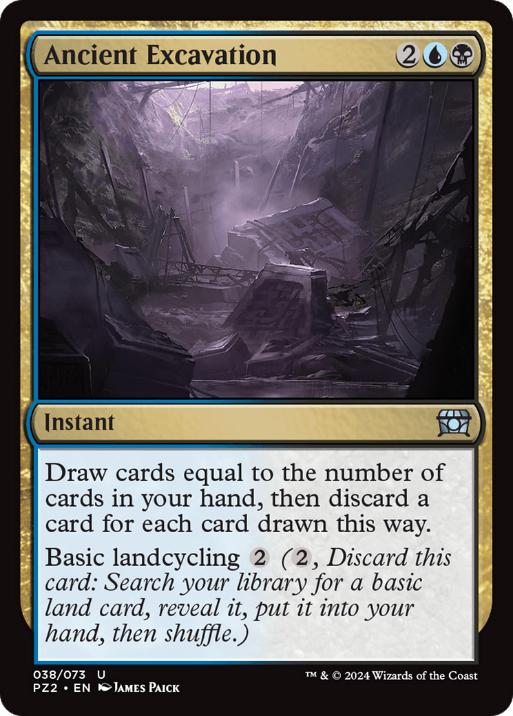 Ancient Excavation |  (PZ2-38) [The List]