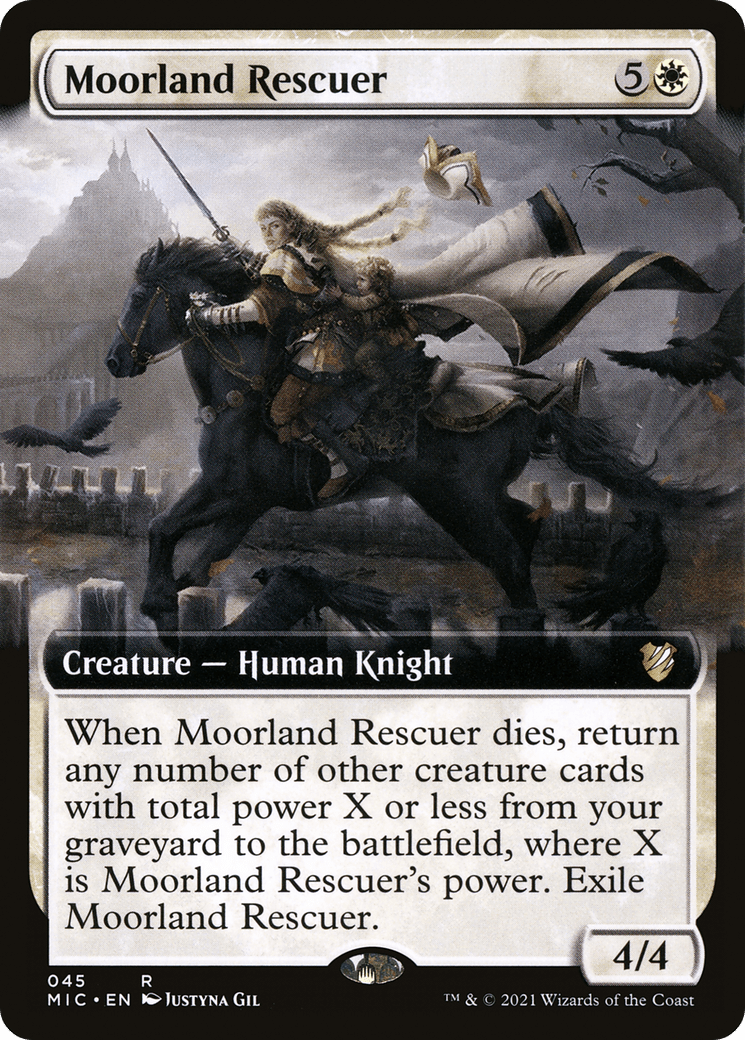 Moorland Rescuer (Extended Art) [Innistrad: Midnight Hunt Commander]