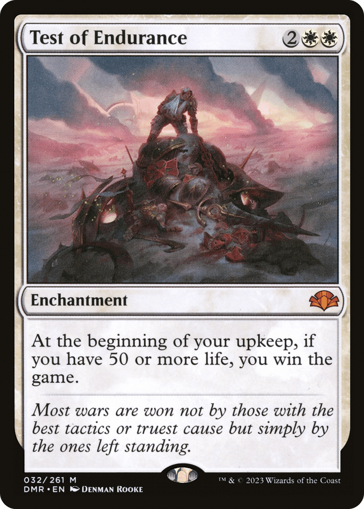 Test of Endurance [Dominaria Remastered] Foil