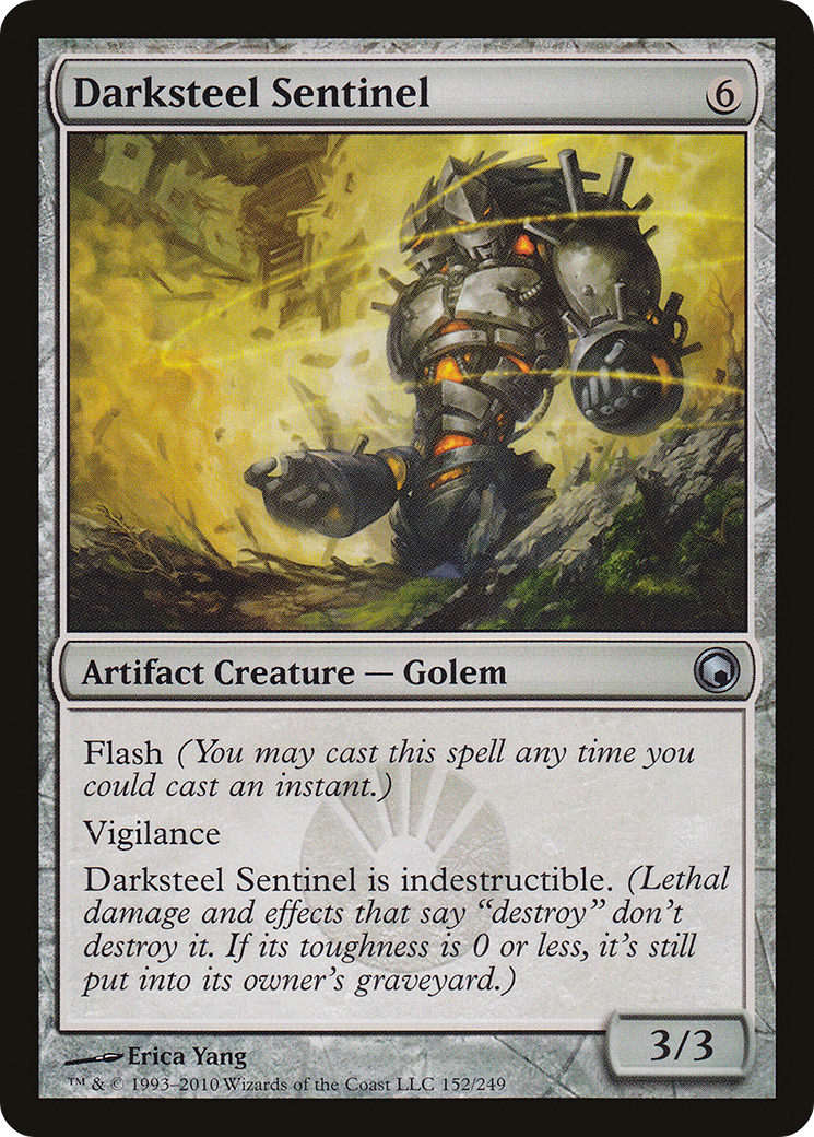 Darksteel Sentinel [Scars of Mirrodin] Foil