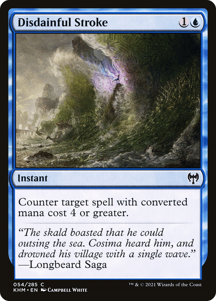Disdainful Stroke [Kaldheim] Foil