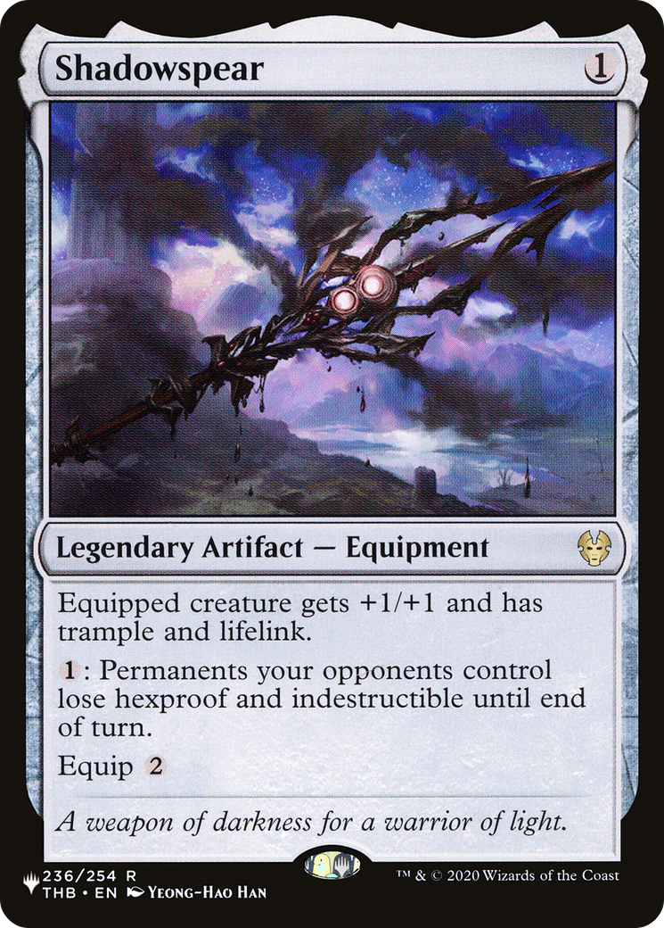 Shadowspear |  (THB-236) [The List]