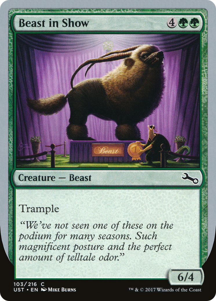 Beast in Show ("We've not seen one...") [Unstable] Foil