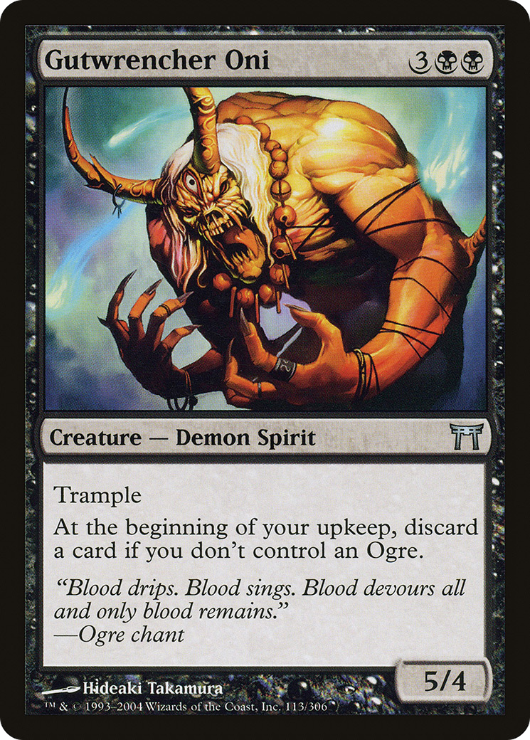 Gutwrencher Oni [Champions of Kamigawa] Foil