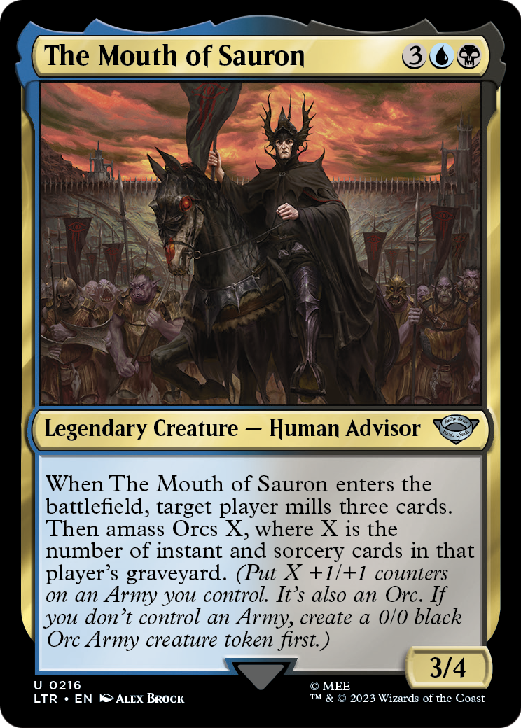 The Mouth of Sauron [The Lord of the Rings: Tales of Middle-Earth] Foil