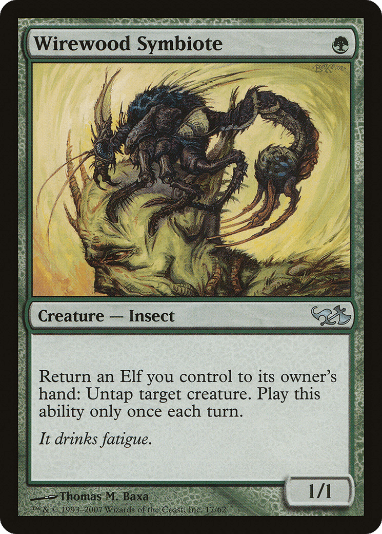 Wirewood Symbiote [Duel Decks: Elves vs. Goblins] Foil