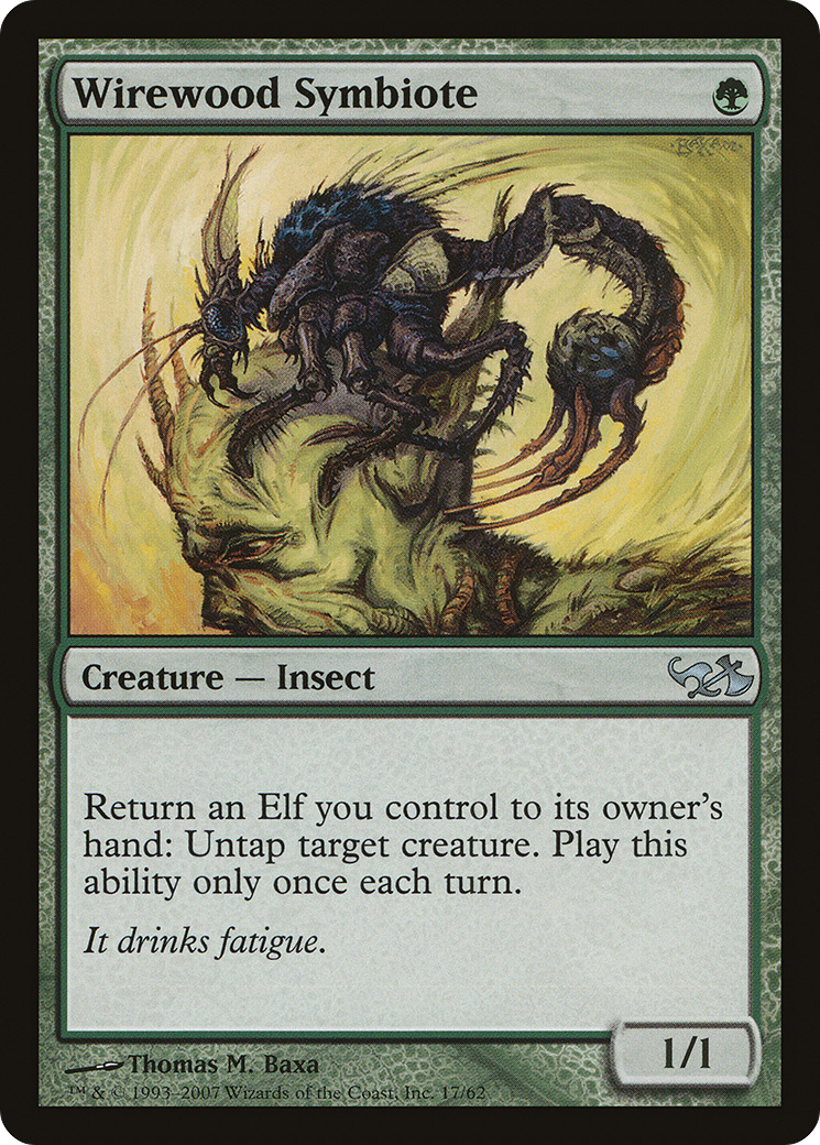 Wirewood Symbiote [Duel Decks: Elves vs. Goblins] Foil