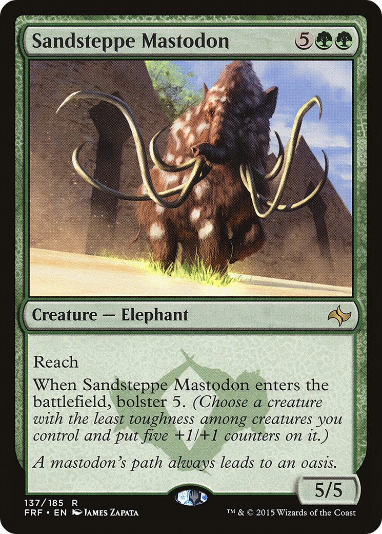 Sandsteppe Mastodon [Fate Reforged] Foil