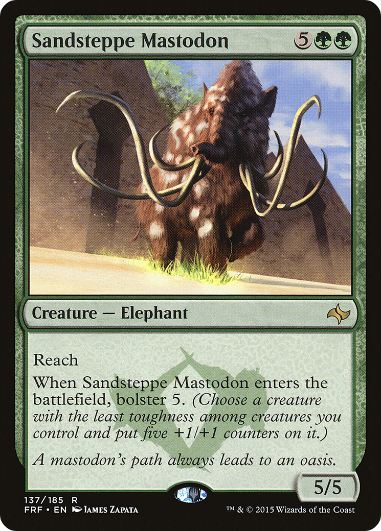 Sandsteppe Mastodon [Fate Reforged] Foil