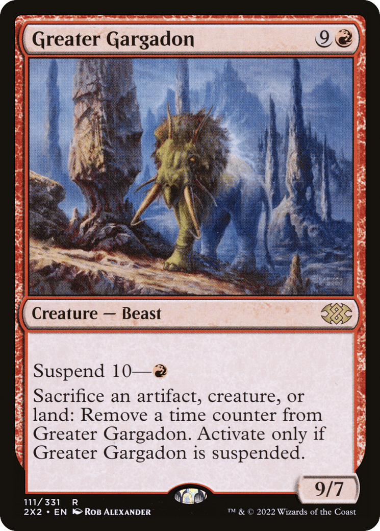 Greater Gargadon [Double Masters 2022] Foil