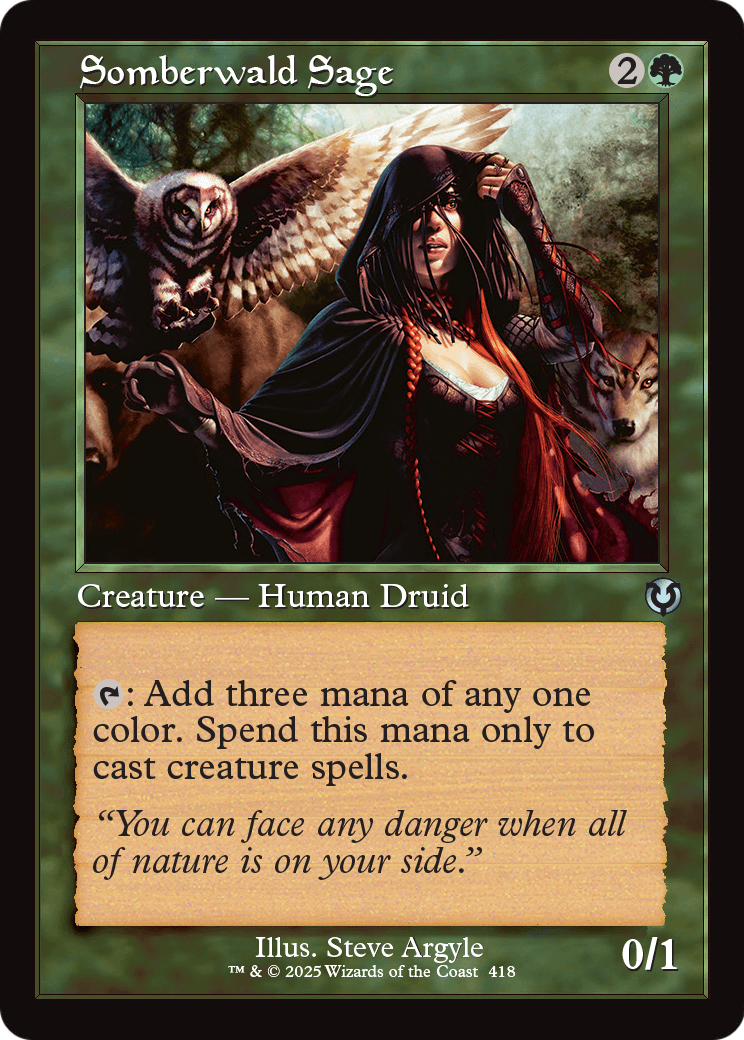 Somberwald Sage (418) [Innistrad Remastered]  Foil