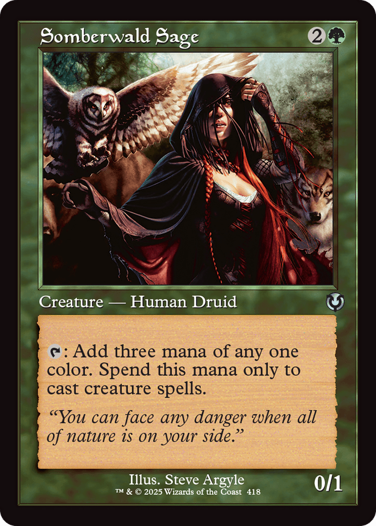 Somberwald Sage (418) [Innistrad Remastered]  Foil
