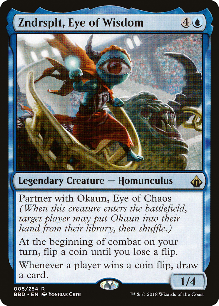 Zndrsplt, Eye of Wisdom [Battlebond] Foil