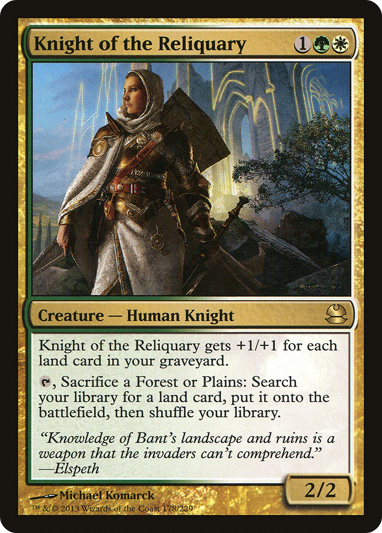 Knight of the Reliquary [Modern Masters] Foil