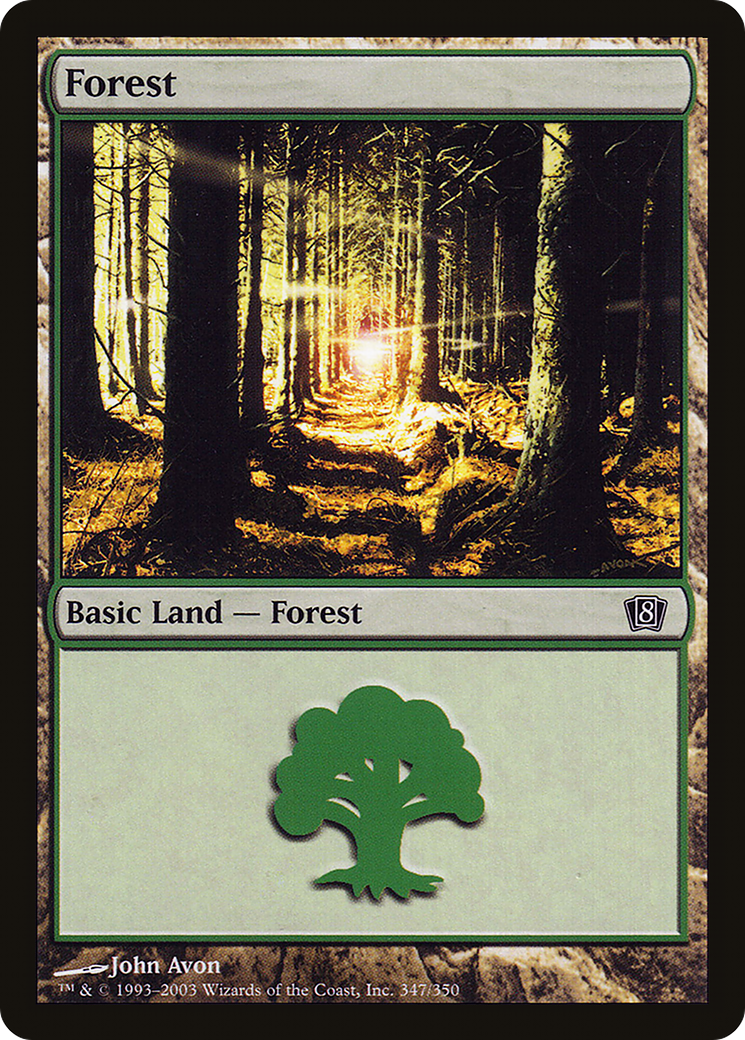 Forest (347) [Eighth Edition] Foil