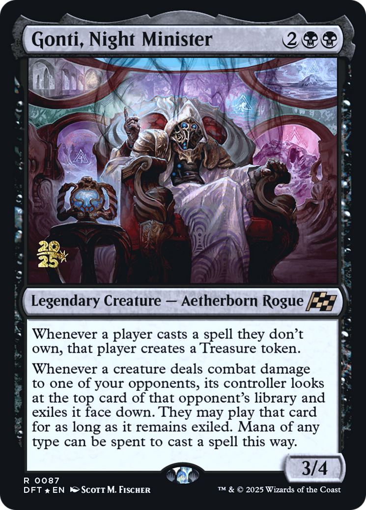 Gonti, Night Minister (-087) [Prerelease Cards]  Foil