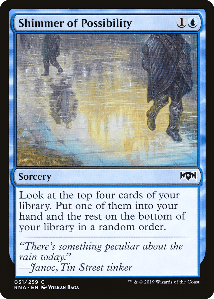 Shimmer of Possibility [Ravnica Allegiance] Foil