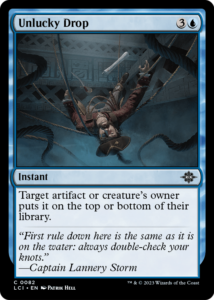 Unlucky Drop [The Lost Caverns of Ixalan] Foil