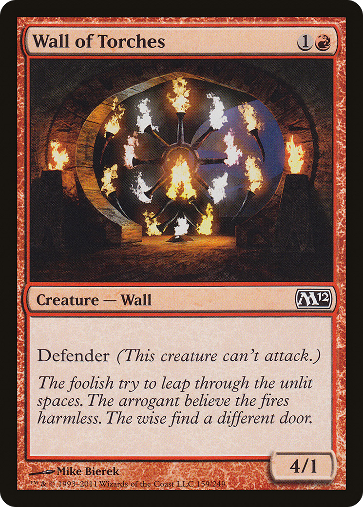 Wall of Torches [Magic 2012] Foil