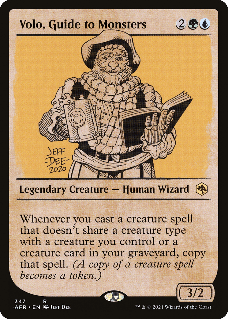 Volo, Guide to Monsters (Showcase) [Dungeons & Dragons: Adventures in the Forgotten Realms] Foil