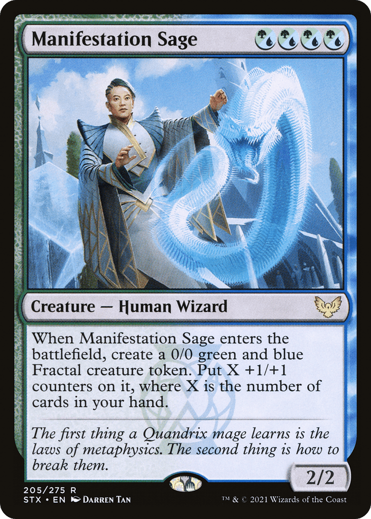 Manifestation Sage [Strixhaven: School of Mages] Foil