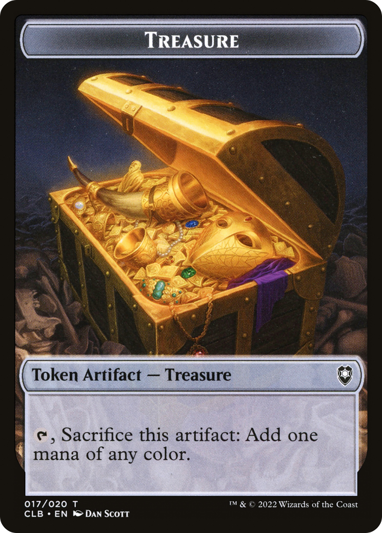 Treasure (TCLB-017) - Battle for Baldur's Gate Tokens Foil