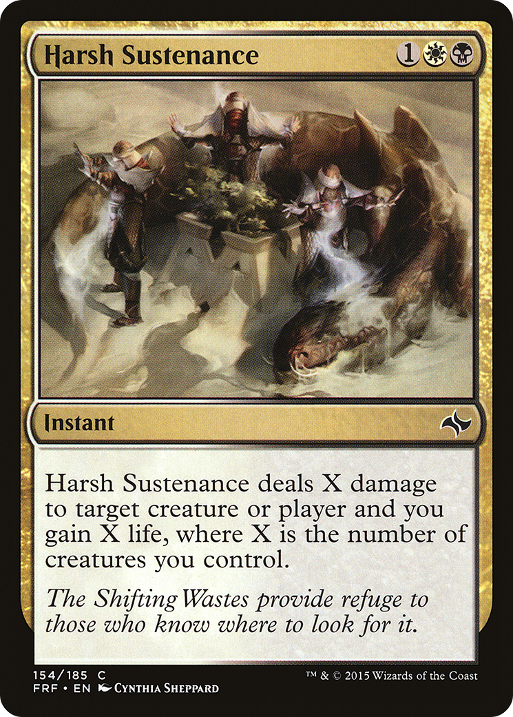 Harsh Sustenance [Fate Reforged] Foil