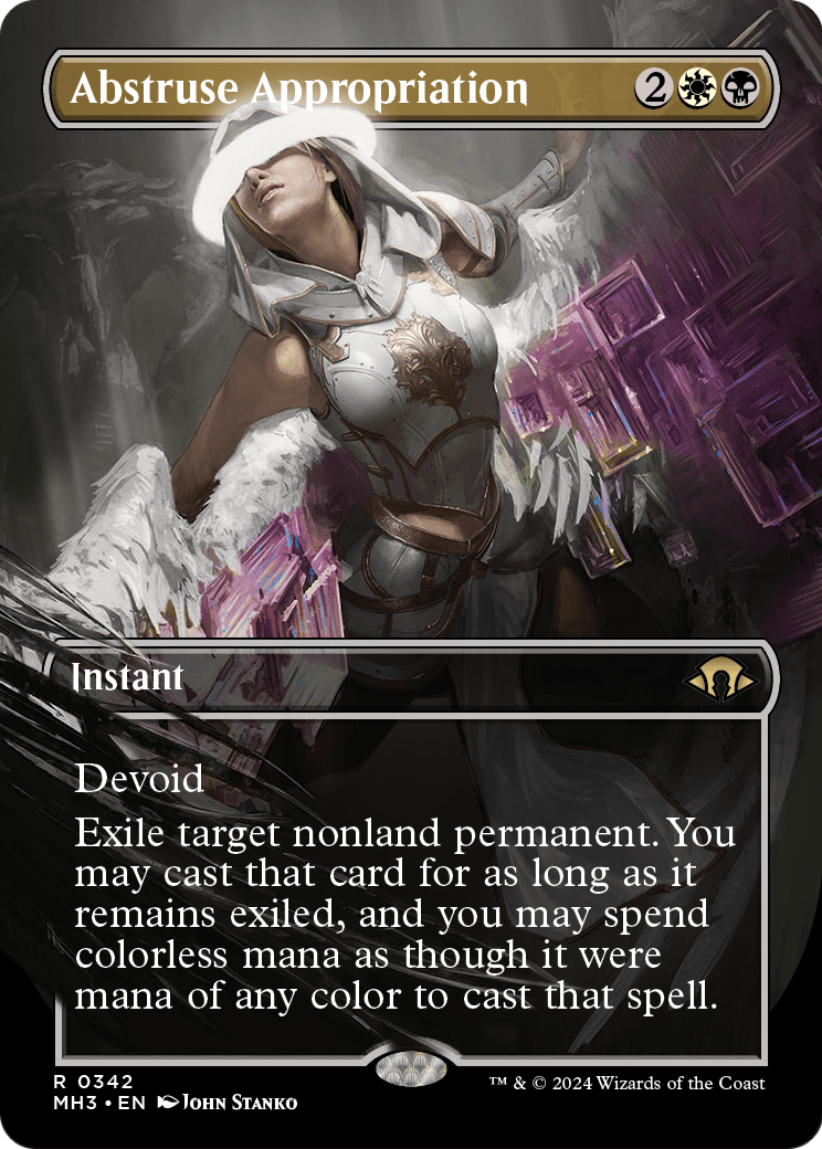 Abstruse Appropriation (Borderless) [Modern Horizons 3] Foil