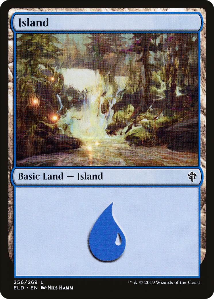 Island (256) [Throne of Eldraine] Foil