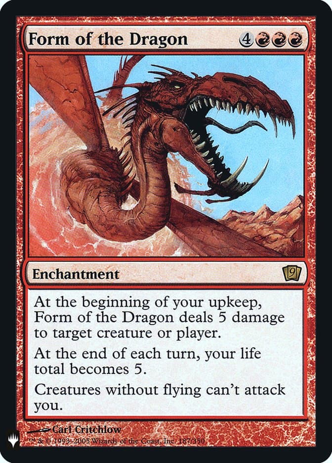 Form of the Dragon |  Foil (9ED-187) [The List]